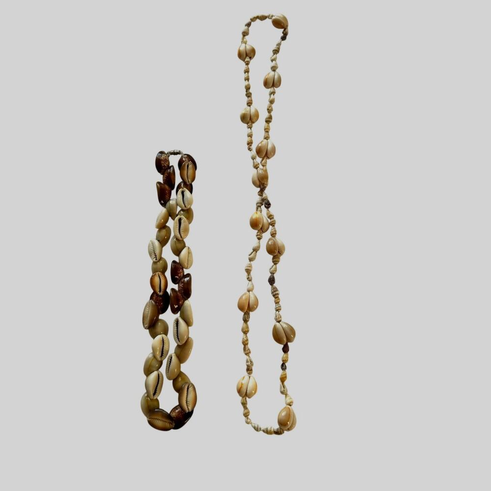 Shell Necklaces Choker and Strand Vintage Puerto Vallarta Mexico